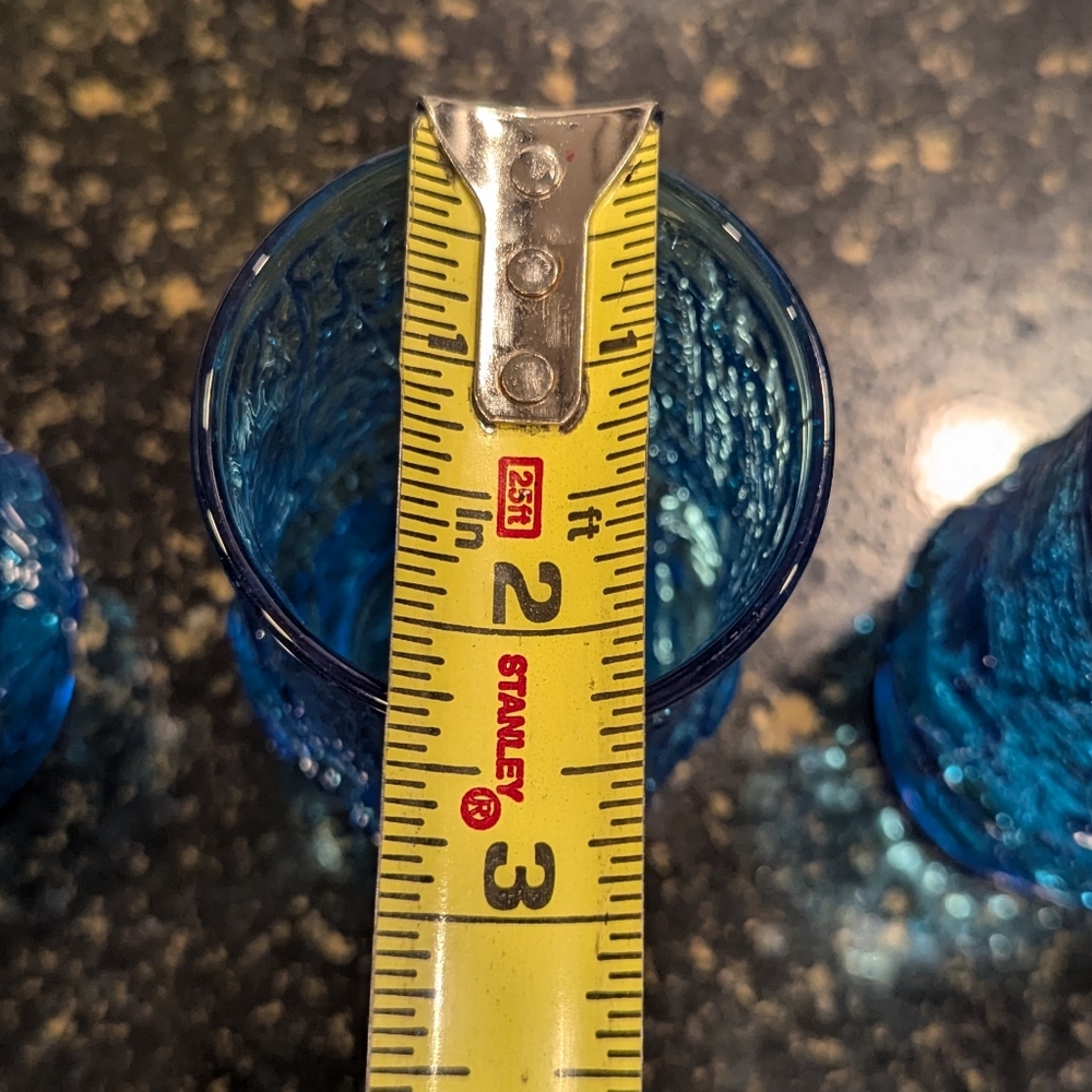 1970s Anchor Hocking Rainflower Glasses - Picture 3 of 4